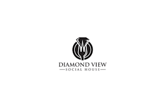 make admirable diamond view social house logo