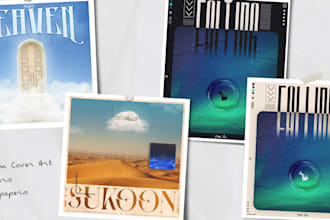 design high quality posters, wallpapers, album covers