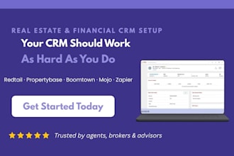 setup redtail propertybase boomtown mojo real estate CRM pipeline zapier flows