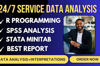 do data analysis using r, rstudio, python, spss, stata