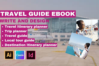 create, design travel guides, ebooks, online courses, itineraries, tour guide