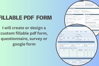 convert, design, and create high quality fillable PDF forms