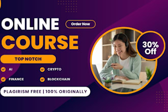 create online course content on crypto, online earning, ai earning