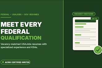 write a federal usajobs resume for government jobs