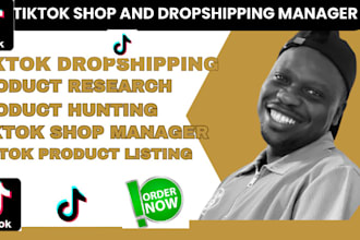 setup tiktok shop manager or tiktok shop dropshipping