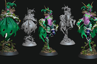 do 3d print and paint model print and paint miniature figures warhammer  40k dnd