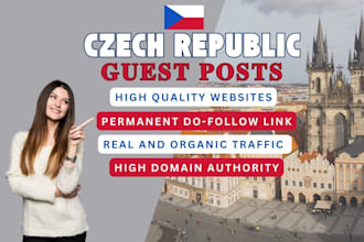 create do follow SEO backlinks from czech republic via guest post