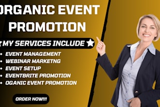 promote eventbrite, ticket booking, conference, webinar, event marketing