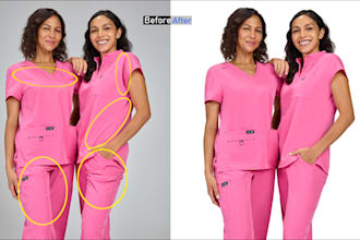 do cloth wrinkle and crease remove, retouching ghost mannequin cutout