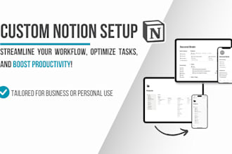 create a custom notion setup for your business or personal needs