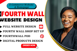 set up fourth wall pod store, fourthwall store design, fourthwall etsy pod
