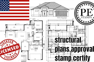 review stamp as licensed civil, structural engineer in california and georgia