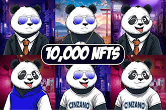 craft unique 2d character nft art collection and metadata