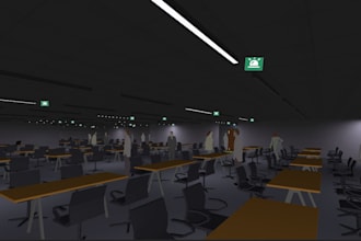 emergency lighting lux calculation by using dialux