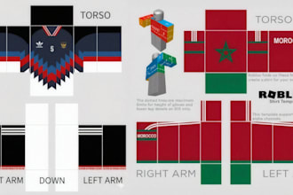 design custom roblox football kits jerseys and team uniforms