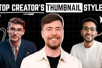 create clickbait thumbnails like mrbeast, iman gadzhi