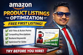 amazon, flipkart product listing creation, optimization, amazon fba onboarding