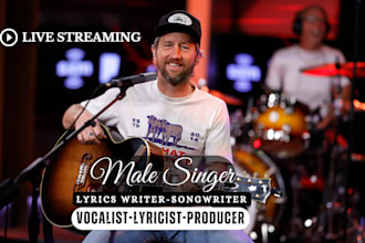 be your singer songwriter, lyrics writer, film soundtrack pop for a custom song