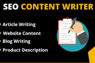 create blogs, articles, SEO content