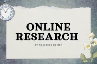 conduct comprehensive online research on any topic