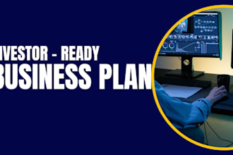create a professional business plan with 3 year financial plan for your startup