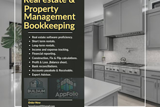 do real estate and property management bookkeeping