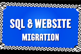 do sql and website migration for wordpress