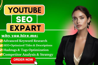 youtube SEO expert rank higher and boost views