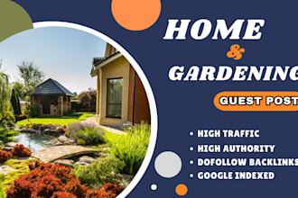 provide home improvement and gardening backlinks