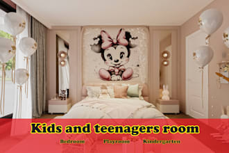design child and teenager room and space