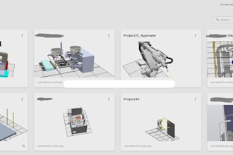 simulate abb robots following your requirements