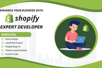 do shopify custom code, fix shopify bugs, shopify liquid code and shopify expert