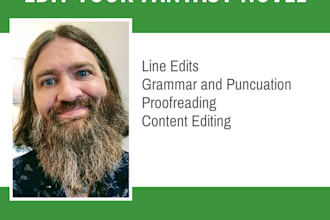 edit your fantasy novel