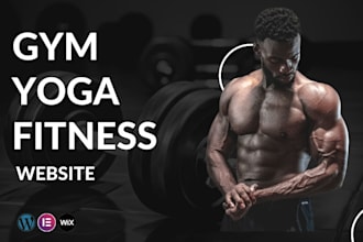 build a gym, yoga, or fitness website