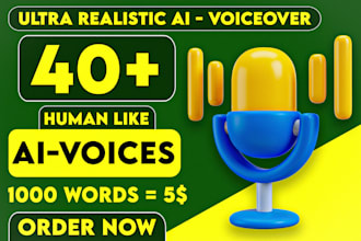 do fantastic human like ai voice over