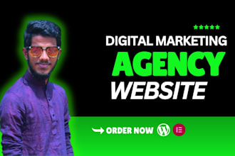create a stunning website for your agency professionally