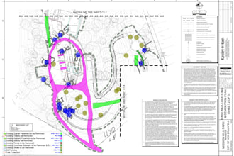 provide material takeoff and cost estimate for demo,site,environment control