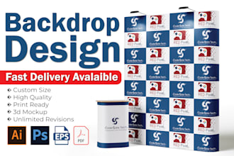 design event backdrop, exhibition stand, x banner for you