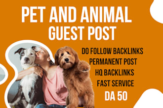 do guest post on pet and animal blog with do follow permanent backlinks