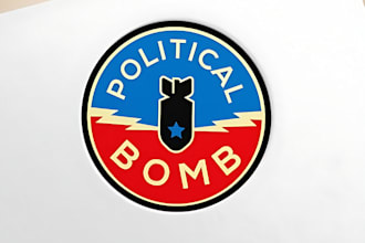 do modern political campaign flyer logo design with in all source files for you