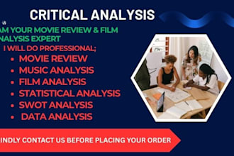 write movie review, music analysis, swot and film analysis papers perfectly