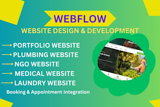 design webflow website,landscaping website lawn care website