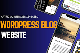 design and develop a wordpress blog website