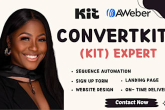 convertkit convertkit landing page kit automation aweber newsletter convertkit