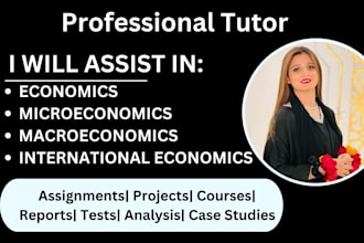 teach you international economics, microeconomics,macroeconomics,economics class