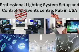 do USA professional lighting system and control for events, venues