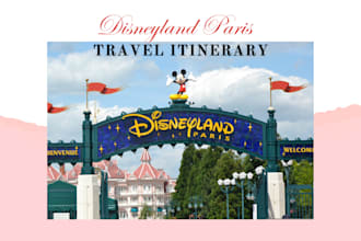 do a personalized disneyland paris itinerary