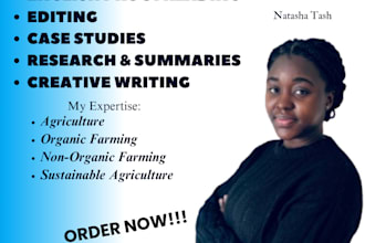 write on agriculture, sustainable agriculture, organic farming