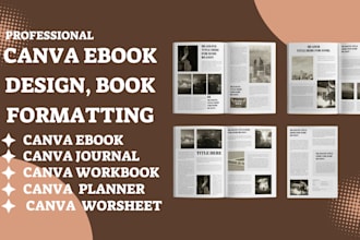 do canva ebook design canva workbook canva journal ebook formatting designrr