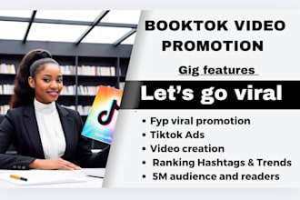 do amazon kindle ebook marketing, booktok video promotion, tiktok booktok